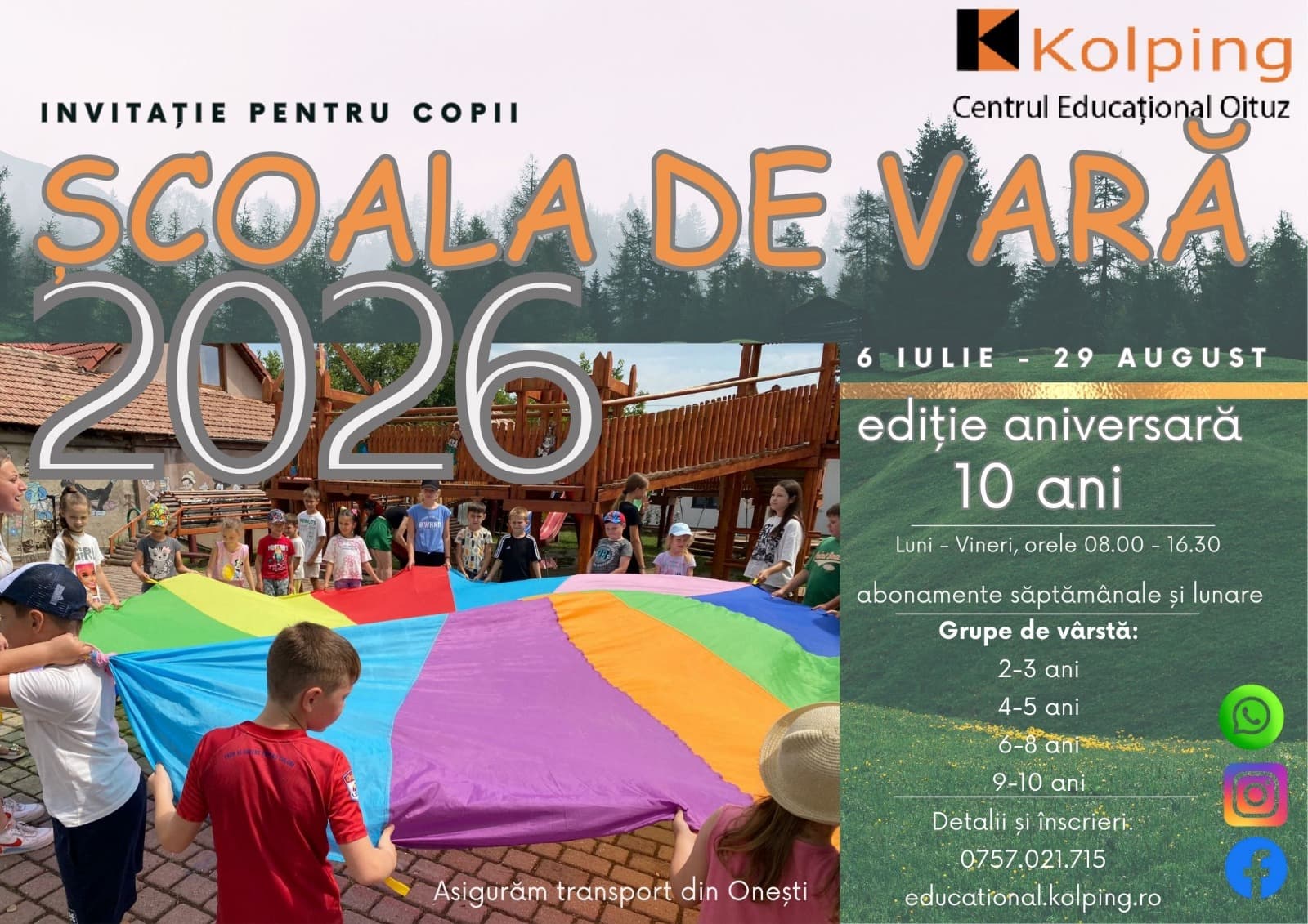 Școala de Vară 2026 - Imagine 1